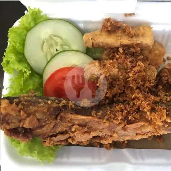 Lele Crispy + Nasi | Ayam Geprek Mercon, Dunia Food Court