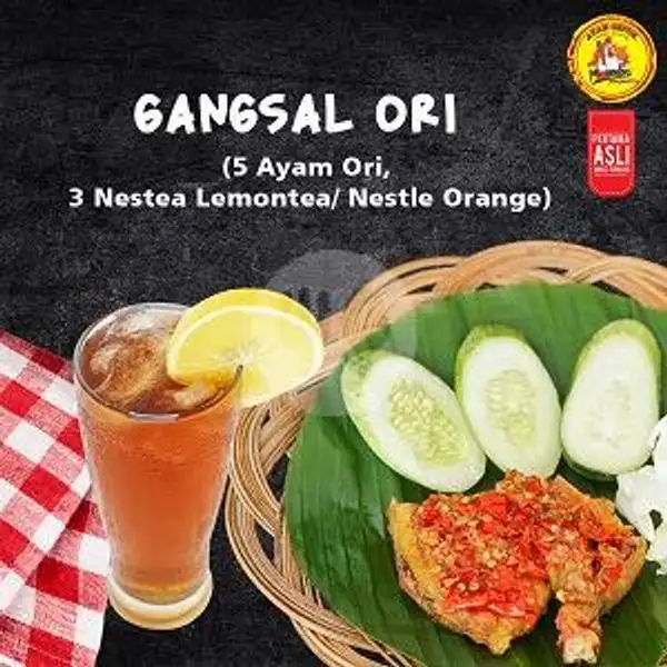 Paket Gangsal Ori | Ayam Gepuk Pak Gembus, Grand Depok City
