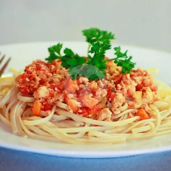 Spaghetti Chicken Bolognese | GEPREK AL DENTE