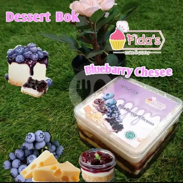 Blueberry Chesee Box Nuai | Fidas Cake Kutabumi, Pasar Kemis