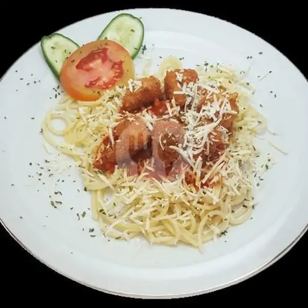 Spaghetty Chicken Crispy | Thavela Cafe & Resto