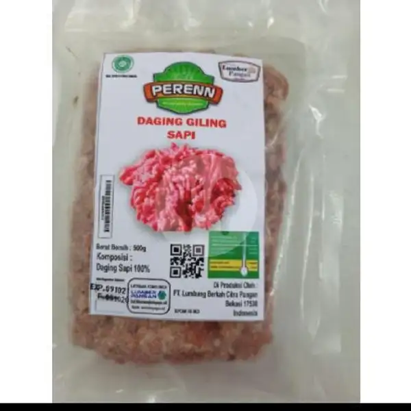 Daging Sapi Giling Perenn 500 Gram (Stok 6 Bungkus) | Rizqi Frozen Food