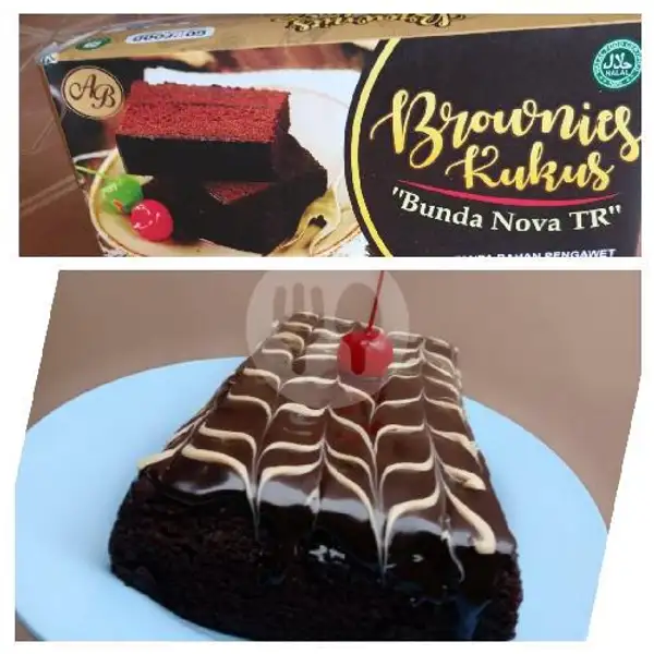 brownies kukus toping coklat | Brownies Bunda Nova TR, Tidar