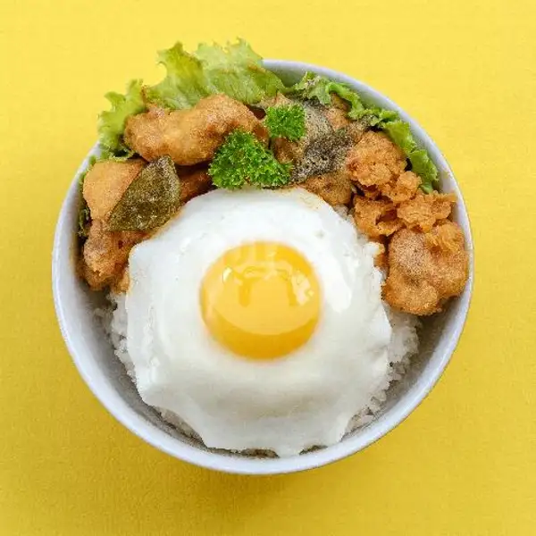 Nasi Singapore Salted Egg | POM, Souffle & Waffle, Pertokoan Investama