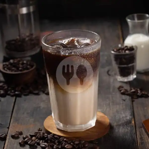 Es Kopi Susu Aren Coffee Aren Latte | Roti Bakar Penyet Khas Bangka dan Es Kopi Susu, Kedai Rasea, Binus