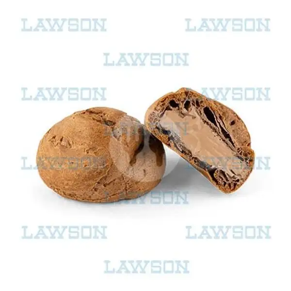 Double Choux Cream Choco | Lawson, Mediterania