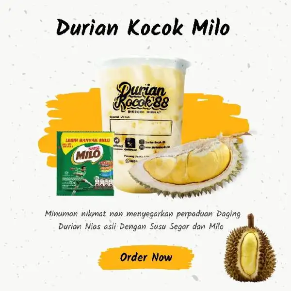Durian Kocok Milo (L) | Ayam Penyet Mas Eko