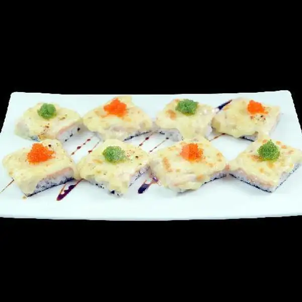 Salmon Pizza | Edo Sushi Tart, Mulyorejo