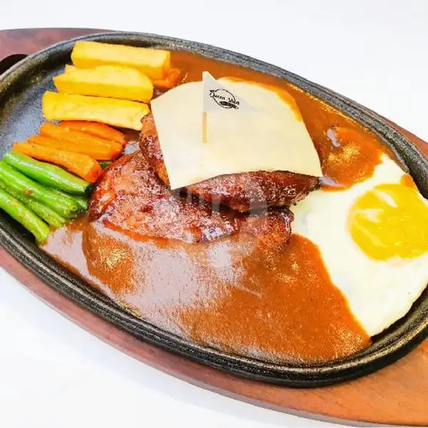 Hamburg Steak With Egg | Queen Shen 'Ribs and Grill', Arjuna