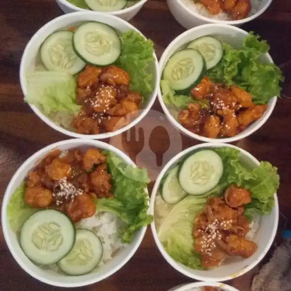 Ayam Lada Hitam Rice Bowl | RICE BOWL INTEH
