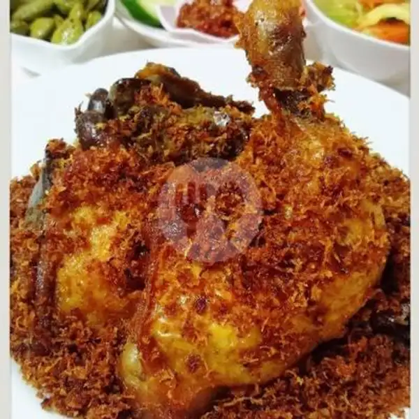 Ayam serundeng + Nasi | Ayam geprek & Goreng MAMAH MUDA