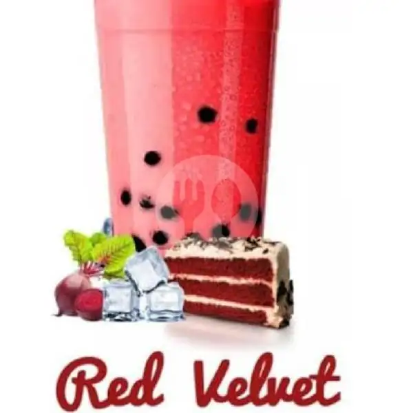 Red Velvet Boba | Jasmine Juice, Terminal Karang Jati