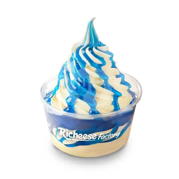 Blue Raspberry Cheese Ice Cream | Richeese Factory, Depok