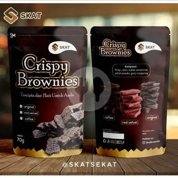 Skat Crispy Brownies | Nasi Ayam Gule Sapi, Cireng Isi, Buahbatu, Vitastore46