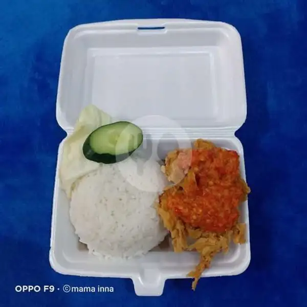 Nasi Ayam Geprek | Ayam Geprek Extra Pedas Mbak Inna, Denpasar