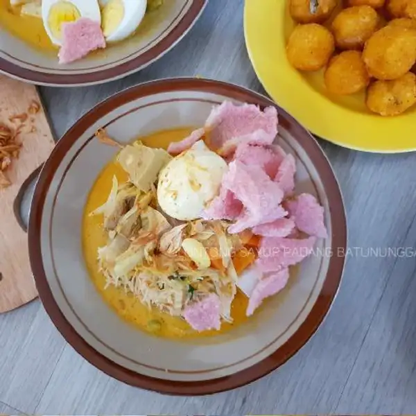 Lontong Bihun Sayur Nangka Padang + Telur | Lontong Sayur Padang Batununggal, Waas