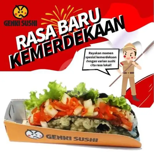 Dabu Stamina Norigami Taco | Genki Sushi, Paragon Mall Semarang