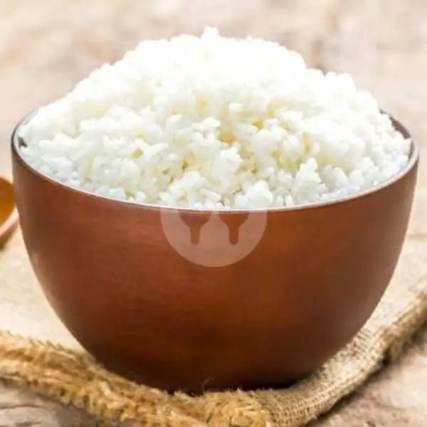 Nasi Putih | Pempek Bu Aziz, Gunung Simping