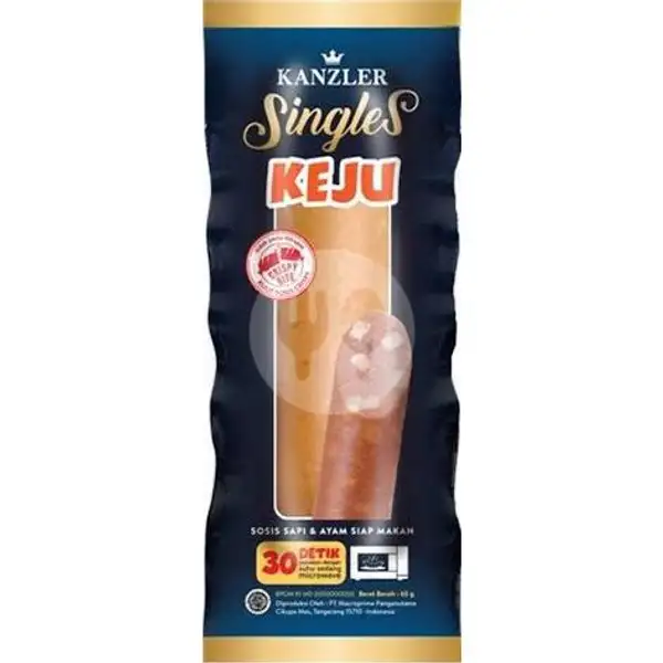 Kenzler Singles 65 g (Keju) | Thia Durian, Cempaka Putih