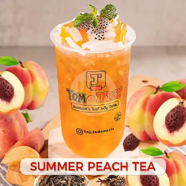 Summer Peach Tea | Minuman Tom And Jelly, Kezia