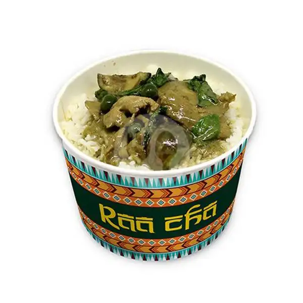 Thai Green Curry Chicken With Rice | Raa Cha Suki & BBQ, TSM Bandung