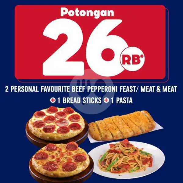 Save 26K For 2 Pizza & 2 Sides | Domino's Pizza, Kedungdoro