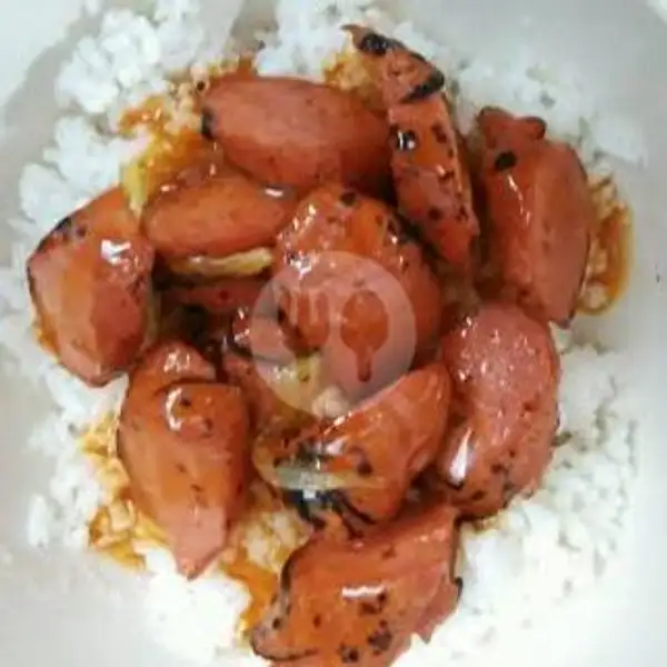 rice bowl sosis saus teriyaki | Rice Bowl Ayam Teriyaki Bibi Lung, Takoyaki, Indomie, Samoja Dalam