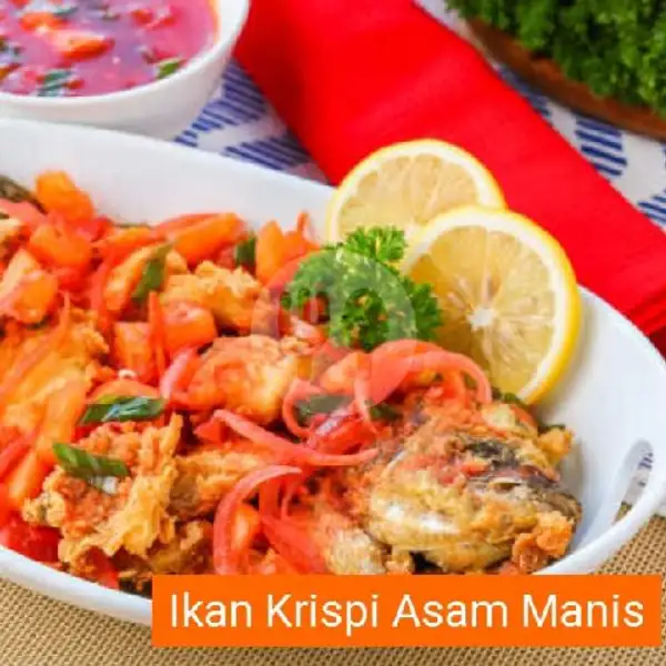 Nasi Asam Manis Ikan | Nasi Kulit Ayam Krispy, Lambung