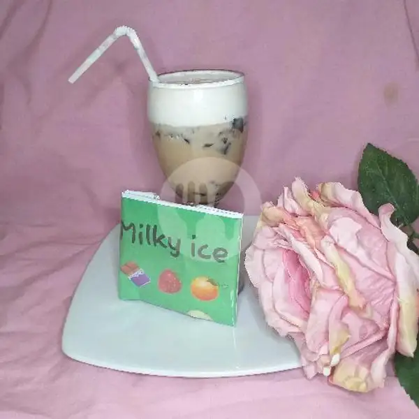 Milky Ice Milo Boba Cheese Cream | Milky Ice Sidotopo Wetan