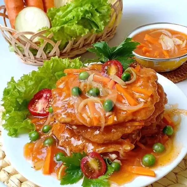 Fuyunghay Ayam + Free Teh | Anglo Wei Chinesefood, Kedung Tarukan Wetan