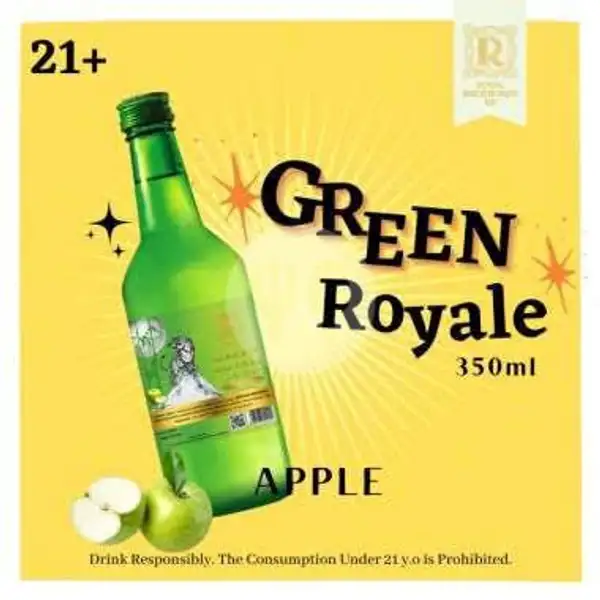 soju green royale apple | soju&wine padang