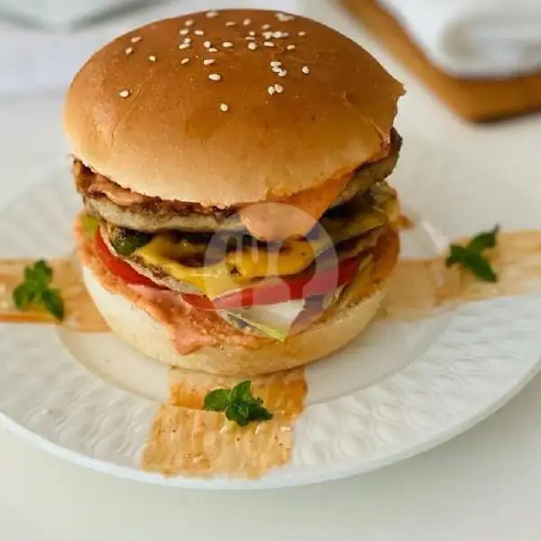 Spesial Chicken Burger Klenger ( King ) | Burger,Hot dog, Sandwich Win's Street Burger, Denpasar