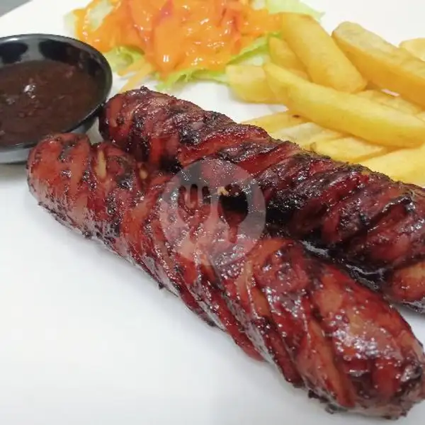 Grill Sausage With French Fries | Queen Shen 'Ribs and Grill', Arjuna