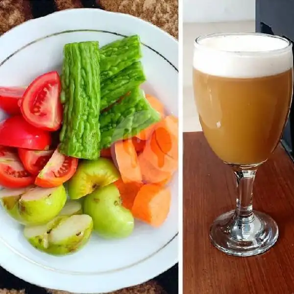 Juice Pare Mix Apel + Wortel + Tomat | Alpukat Kocok & Es Teler, Citamiang