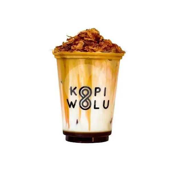 Es Kopi Wolu + Caramel Crisp | Kopi Wolu, Genteng Biru