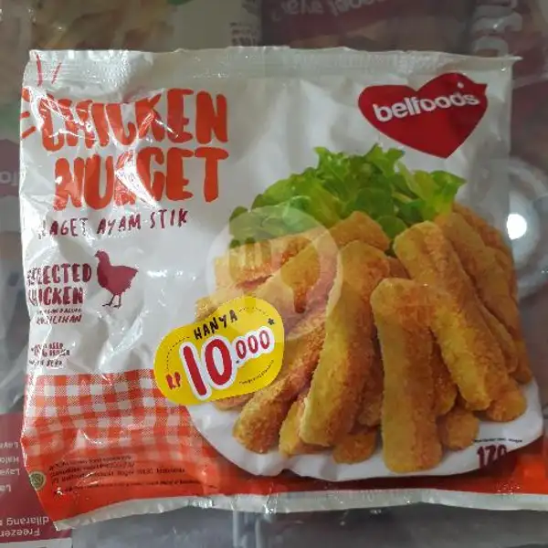 Bellfoods Chicken Nugget Stick 170gr | Berkah Frozen Food, Pasir Impun