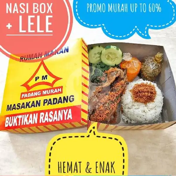 NASI BOX+LELE GORENG | Padang Murah