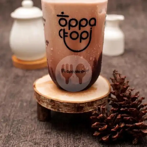 Iced Choconut Latte | Oppa Kopi, Rungkut