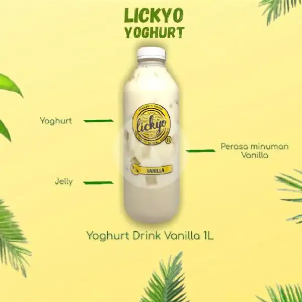 Yoghurt Drink Vanilla 1L | LickYo Creamy Yoghurt, Reog