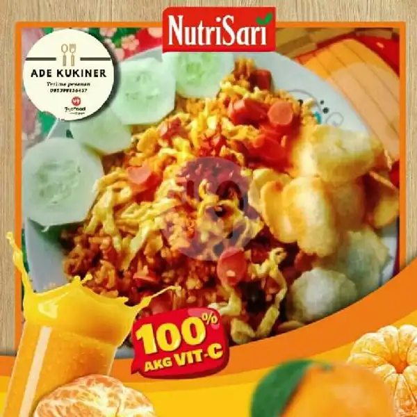 Nasi Goreng+Ayam Suwir+Nutrisari | Ade Kuliner, Dg Tata 3