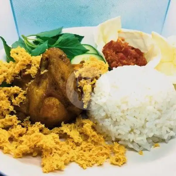 Porsi Ayam Goreng Kremes Dada (gratis Air Mineral) | Jamu Herbal NUNU