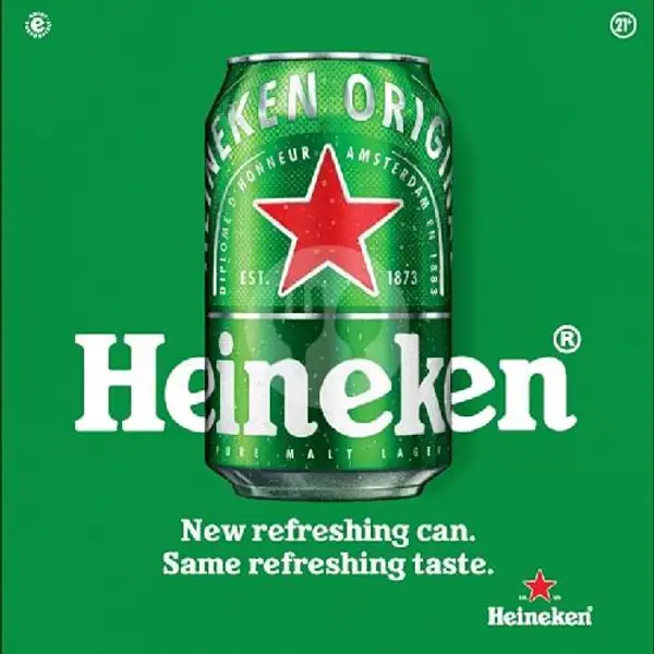 Paket 4 Can 320ml Heineken | Beer Bareng, Kali Sekretaris