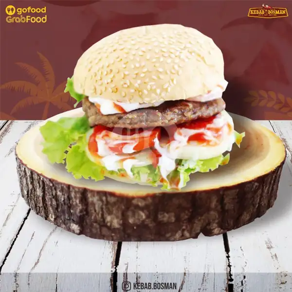 Spesial Burger Keju | Kebab Bosman, Pucang
