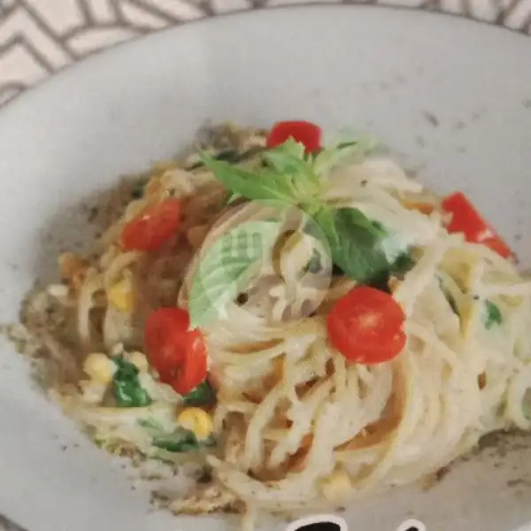 Spaghetti Spinach / Bayam | Bunakencafe.id, Kompleks Ruko Palm Spring