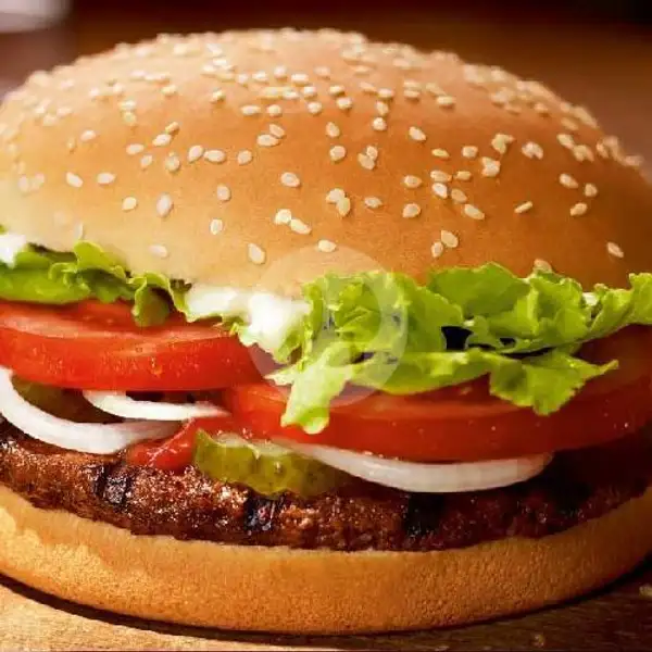 Paket Berbagi Untuk Driver Gojek 2 Burger | Bubble Float Coffe Dan Kebab Burger Kinara, Gang Teladan