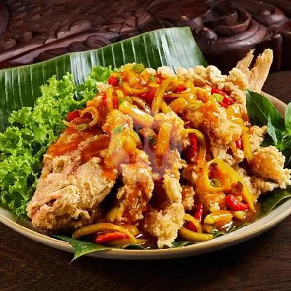 Kakap Saus Asam (Goreng Tepung) | Sate & Seafood Senayan, Kebon Sirih
