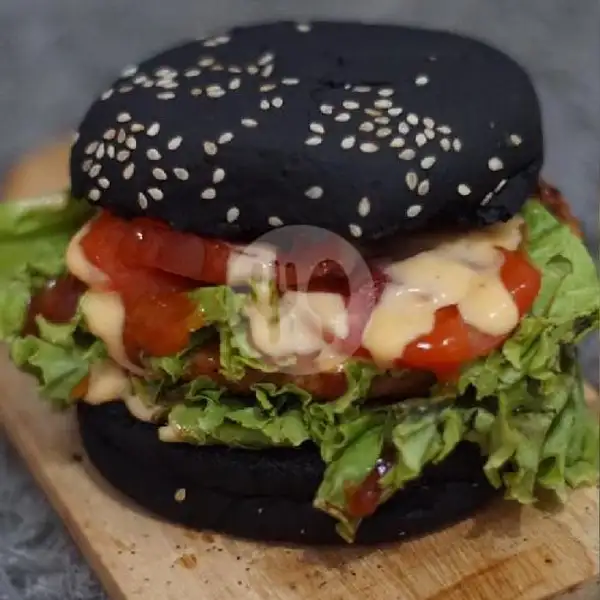 Black Burger | Burger Dhizi, Bojongsari