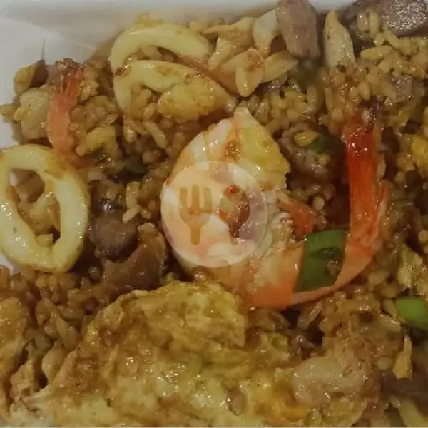 Nasi Goreng SEAFOOD+Ati-ampela | Nasi Goreng Kambing Mz Bhadud Sidamulya, Telukjambe Timur