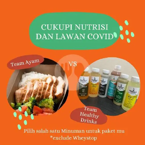 Chicken With Healthy Drinks | Graineat, Lubuk Baja