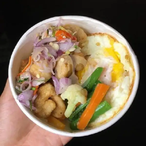 Ricebowl Ayam Telur Sambal Matah | Pork Ribs Larzo Renon